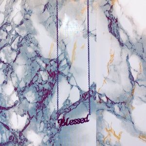 “Blessed” 18” Necklace